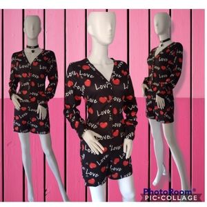 Large Adorable Valentine pajama romper